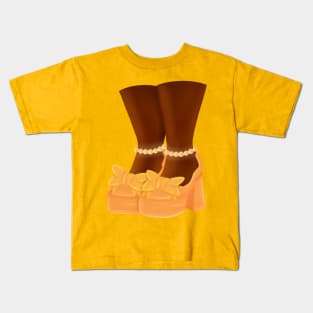 Golden Bows Kids T-Shirt